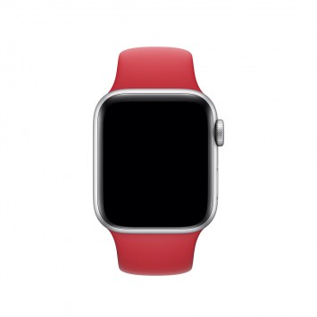 Силіконовий ремінець для Apple watch 38mm / 40mm (Червоний / Red) - Apple Watch - зображення 1 