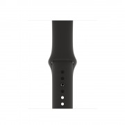 Силіконовий ремінець для Apple watch 42mm / 44mm (Чорний)