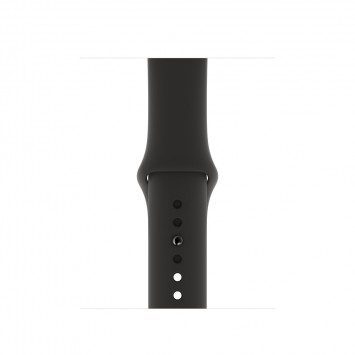Силіконовий ремінець для Apple watch 42mm / 44mm (Чорний) - Apple Watch - зображення 2 
