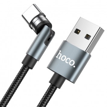 Магнітний кабель USB Type C Hoco U94 "Universal magnetic" Type-C (1.2 m) (Чорний) - Type-C кабелі - зображення 4 