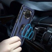 Ударостійкий чохол для Xiaomi Mi 10T Lite / Redmi Note 9 Pro 5G Serge Ring for Magnet (Темно-синій)