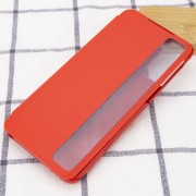 Чохол-книжка для Samsung Galaxy S21+ Smart View Cover (Червоний / Світле віконце)