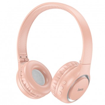 Розовые Bluetooth наушники Hoco W41 Charm