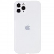 Чехол для Apple iPhone 12 Pro Max (6.7"") - Silicone Case Full Camera Protective (AA) Белый / White