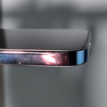 Чорне скло-антишпигун 5D Anti-Static в технічному пакуванні для Apple iPhone 14 Pro Max