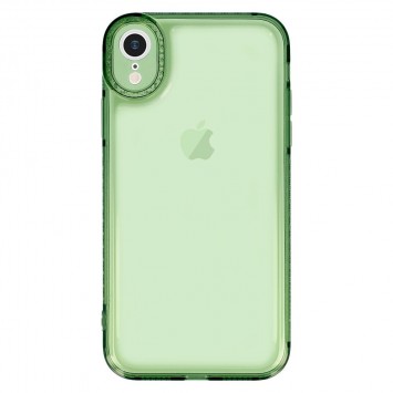 Чехол TPU Starfall Clear для iPhone XR, Зеленый - Чехлы для iPhone XR - изображение 3