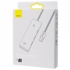 Перехідник HUB Baseus Lite Series 4in1 (USB-A to 4xUSB 3.0) 1m (WKQX03), Black