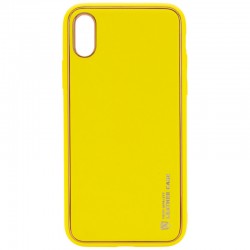 Шкіряний чохол Xshield для Apple iPhone XR (6.1"), Жовтий / Yellow