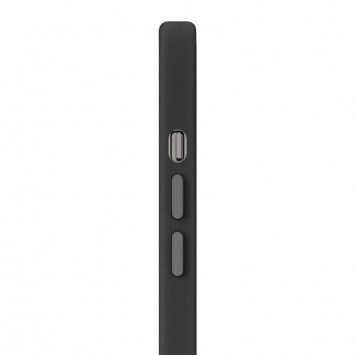 Кожаный чехол Leather Case (AAA) with MagSafe and Animation для Apple iPhone 12 Pro Max (6.7"), Black - Чехлы для iPhone 12 Pro Max - изображение 2