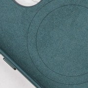 Шкіряний чохол Leather Case (AAA) з MagSafe and Animation для Apple iPhone 14 Pro (6.1"), Forest Green