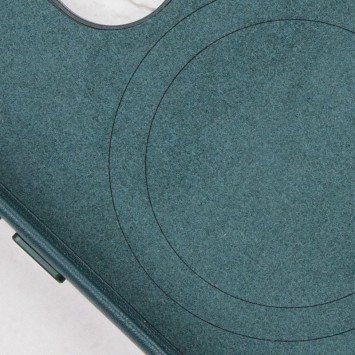 Кожаный чехол Leather Case (AAA) with MagSafe and Animation для Apple iPhone 14 Pro (6.1"), Forest Green - Чехлы для iPhone 14 Pro - изображение 4