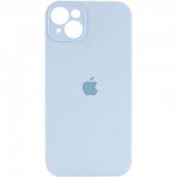 Чехол Silicone Case Full Camera Protective (AA) для Apple iPhone 15 (6.1"), Голубой / Sweet Blue