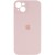 Чехол Silicone Case Full Camera Protective (AA) для Apple iPhone 15 (6.1"), Розовый / Pink Sand
