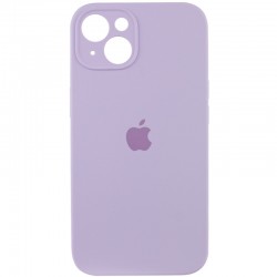 Чехол Silicone Case Full Camera Protective (AA) для Apple iPhone 15 (6.1"), Сиреневый / Lilac