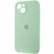 Чехол Silicone Case Full Camera Protective (AA) для Apple iPhone 15 (6.1"), Зеленый / Pistachio