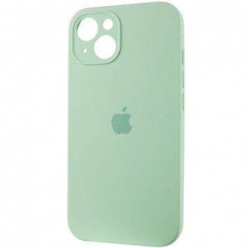 Чехол Silicone Case Full Camera Protective (AA) для Apple iPhone 15 (6.1"), Зеленый / Pistachio - iPhone 15 - изображение 2