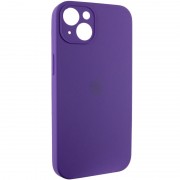 Чехол Silicone Case Full Camera Protective (AA) для Apple iPhone 15 (6.1"), Фиолетовый / Amethyst
