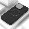 TPU чохол Bonbon Metal Style with MagSafe для Apple iPhone 15 Plus (6.7"), Чорний / Black