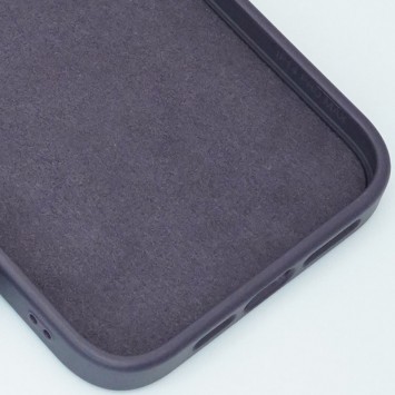Кожаный чехол Bonbon Leather Metal Style with MagSafe для Apple iPhone 15 Plus (6.7"), Фиолетовый / Dark Purple - iPhone 15 Plus - изображение 2