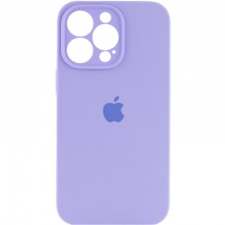 Чехол Silicone Case Full Camera Protective (AA) для Apple iPhone 15 Pro (6.1"), Сиреневый / Dasheen
