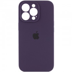 Чохол Silicone Case Full Camera Protective (AA) для Apple iPhone 15 Pro Max (6.7"), Фіолетовий / Elderberry