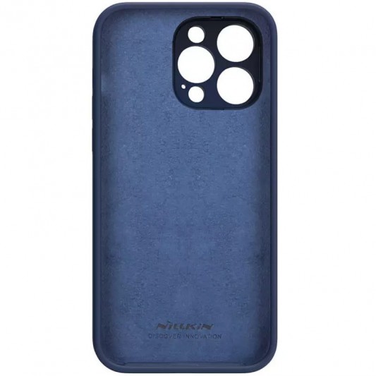 Чехол Silicone Nillkin LensWing Magnetic для Apple iPhone 15 Pro Max (6.7"), Синий / Blue - изображение 3