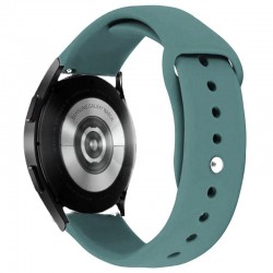 Силіконовий ремінець Sport для Smart Watch 20mm, Зелений / Pine green