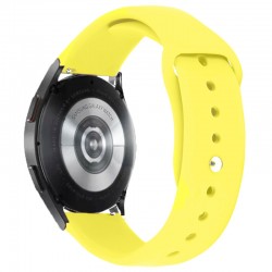 Силиконовый ремешок Sport для Smart Watch 20mm, Желтый / Bright Yellow