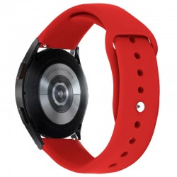 Силіконовий ремінець Sport для Smart Watch 20mm, Червоний / Red