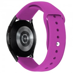 Силіконовий ремінець Sport для Smart Watch 20mm, Фіолетовий / Dark Purple