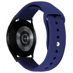 Силіконовий ремінець Sport для Smart Watch 20mm, Синій / Deep navy