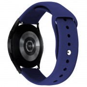 Силиконовый ремешок Sport для Smart Watch 22mm, Синий / Deep navy
