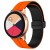 Силіконовий ремінець Classy для Smart Watch 20mm, Orange/Black