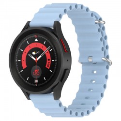 Ремінець Ocean Band для Smart Watch 20mm, Блакитний / Lilac Blue