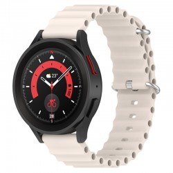 Ремешок Ocean Band для Smart Watch 20mm, Бежевый / Antigue White