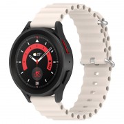Ремешок Ocean Band для Smart Watch 22mm, Бежевый / Antigue White