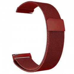 Ремінець Milanese Loop для Smart Watch 20mm, Red