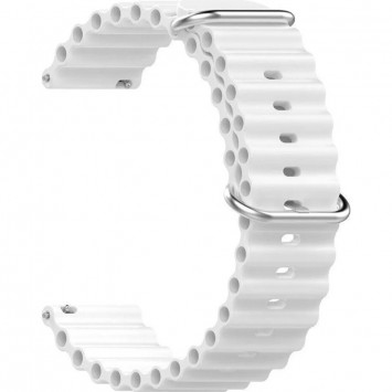 Ремінець Ocean Band для Smart Watch 20mm, Білий / White - Ремінці для годинників - зображення 2 