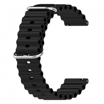 Ремінець Ocean Band для Smart Watch 20mm, Чорний / Black - Ремінці для годинників - зображення 2 