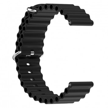 Ремінець Ocean Band для Smart Watch 20mm, Чорний / Black - Ремінці для годинників - зображення 3 