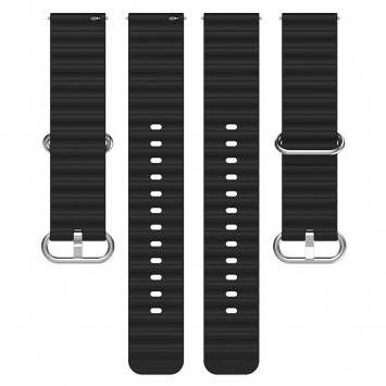 Ремешок Ocean Band для Smart Watch 20mm, Черный / Black - Ремешки для часов - изображение 4