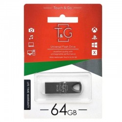 Флеш-драйв USB Flash Drive T&G 117 Metal Series 64GB, Черный