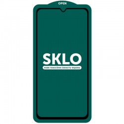 Захисне скло SKLO 5D (тех.пак) для Xiaomi Redmi 13C / Poco C65, Чорний