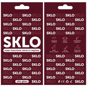 Захисне скло SKLO 3D (full glue) для Xiaomi Redmi 13C / Poco C65, Чорний - Xiaomi - зображення 2 