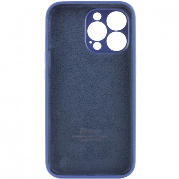 Синий чехол Silicone Case Full Camera Protective (AA) для Apple iPhone 13 Pro Max (6.7"") в цвете Deep navy