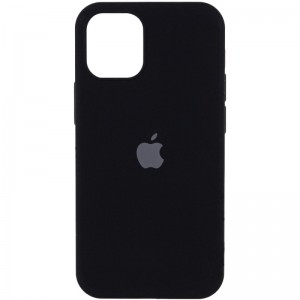 Чехол Silicone Case Full Protective (AA) для iPhone 15 Pro, Черный / Black