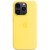Чохол Silicone case (AAA) full with Magsafe для iPhone 14 Pro, Жовтий / Canary Yellow
