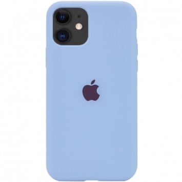 Блакитний чохол для Айфон 11 - Silicone Case Full Protective (AA), забезпечує повний захист від пошкоджень та подряпин