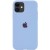 Чехол для iPhone 11 - Silicone Case Full Protective (AA), Голубой / Lilac Blue