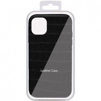 Кожаный чехол Croco Leather для iPhone 11 Pro, Черный - Чехлы для iPhone 11 Pro - изображение 2
